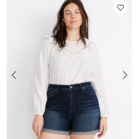 Madewell Pants - Madewell Dark Blue Jean Shorts